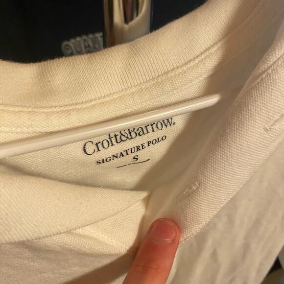 White Croft and Barrow Polo Size Small - Picture 3 of 3